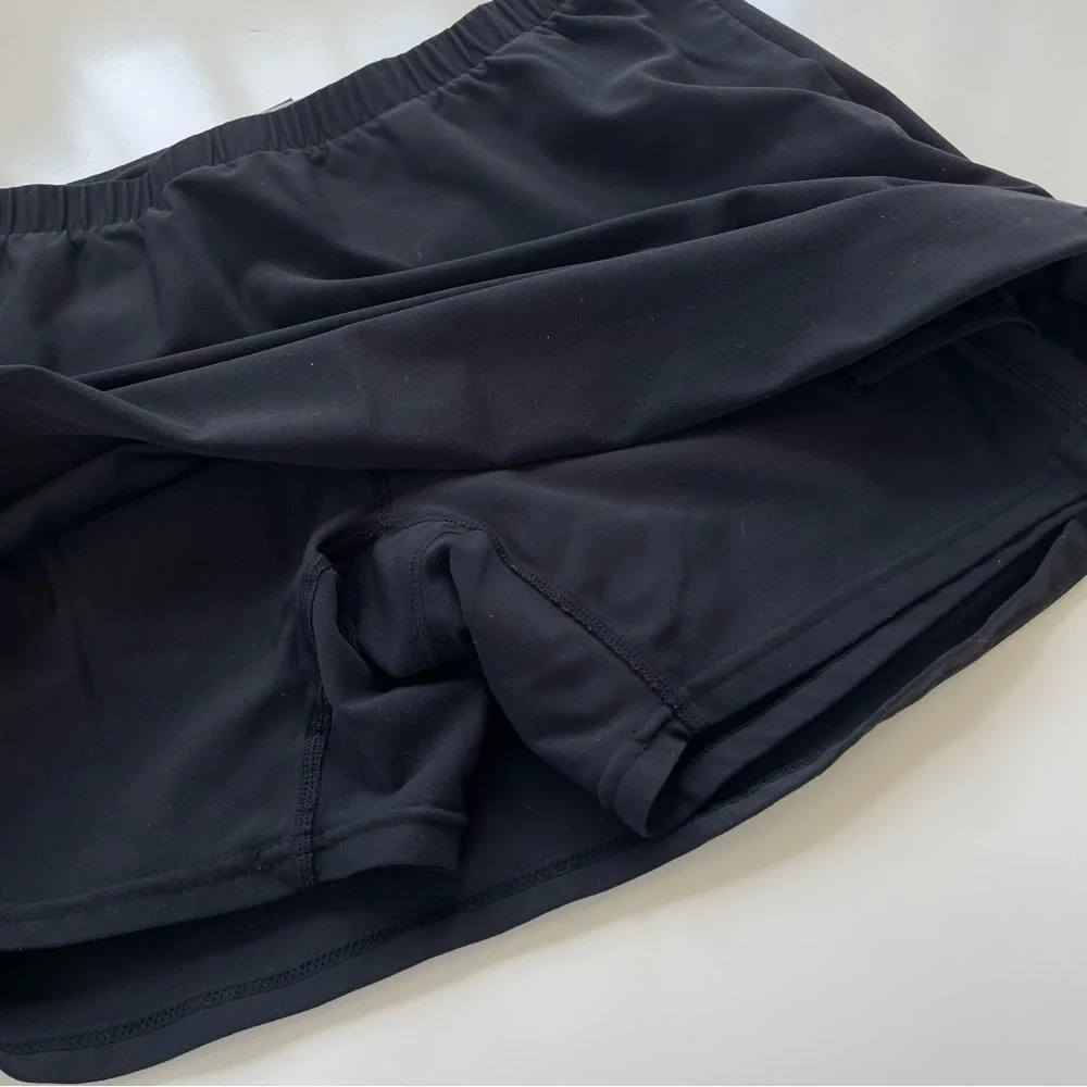 Nike Dri-fit Nike Women's Black Skort Athletic Golf Tennis Pickleball Size LARGE